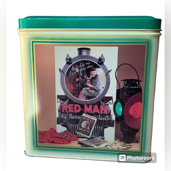 Vintage Limited Edition 1989 Red Man Tobacco Tin - Picture 3 of 5